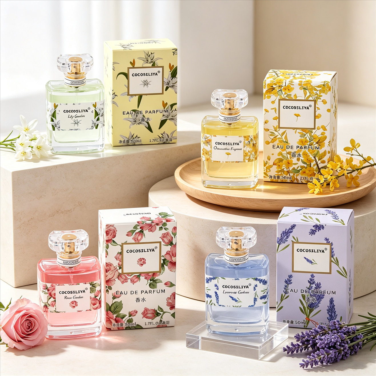 Perfume Top Fragrance - COCOSILIYA Women's Perfume, 1.7oz X 2
