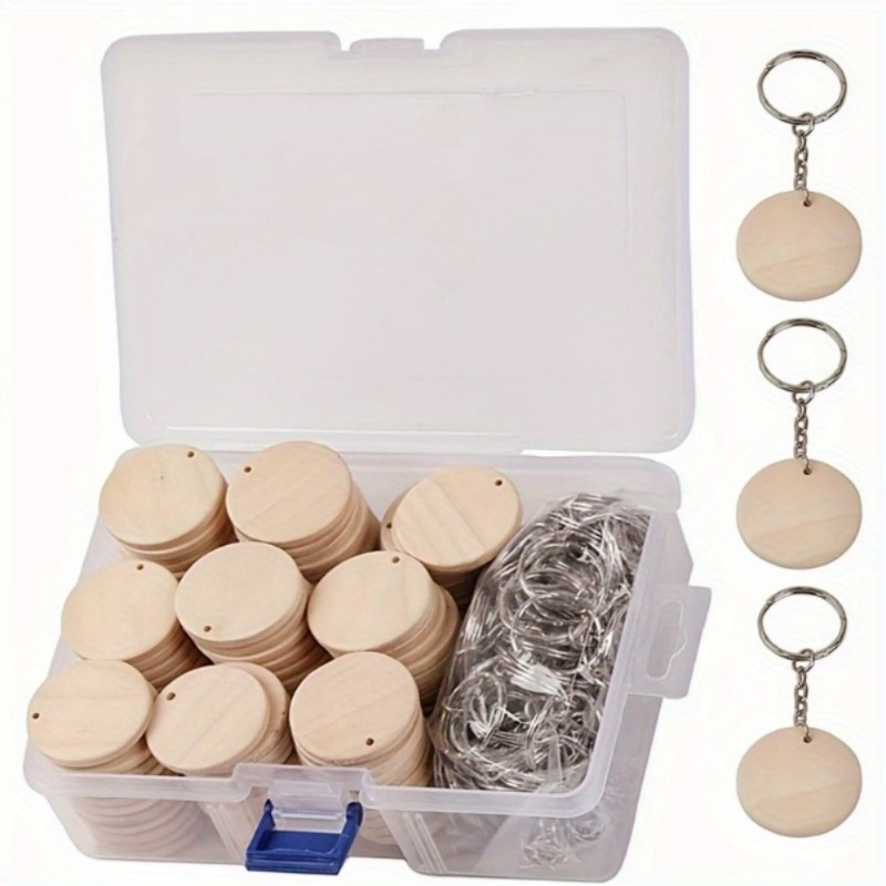 150Pcs/ Box Round Wooden Discs - Oud Wood Chip review and price