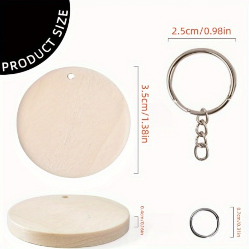 150Pcs/ Box Round Wooden Discs - Oud Wood Chip review and price