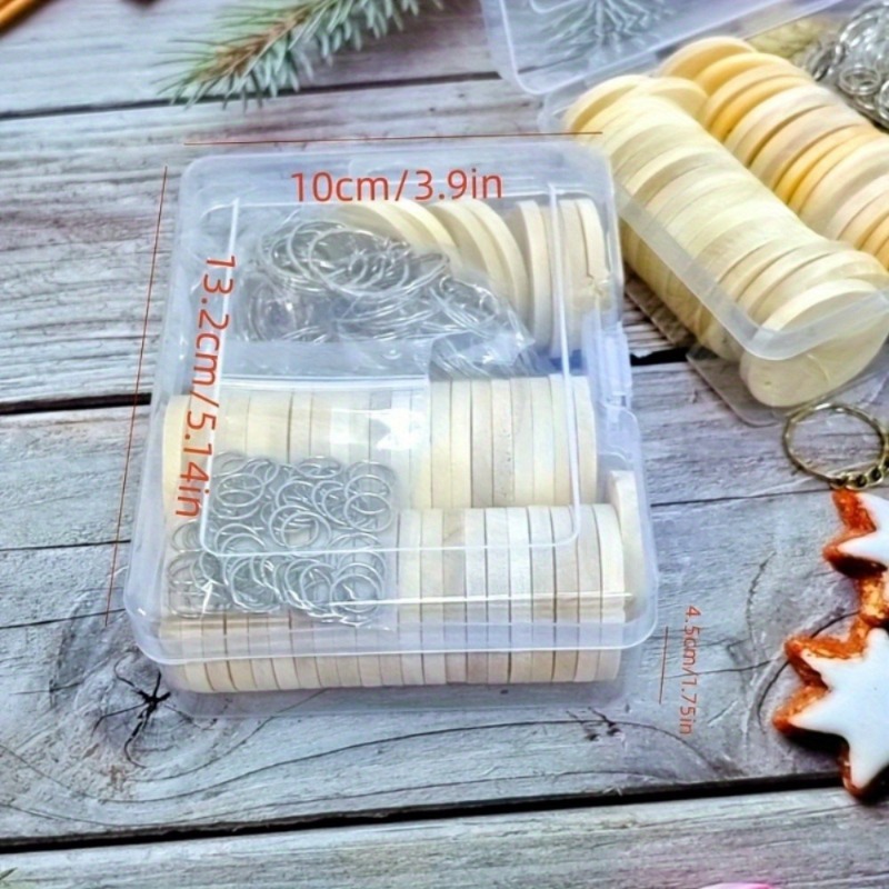 150Pcs/ Box Round Wooden Discs - Oud Wood Chip review and price