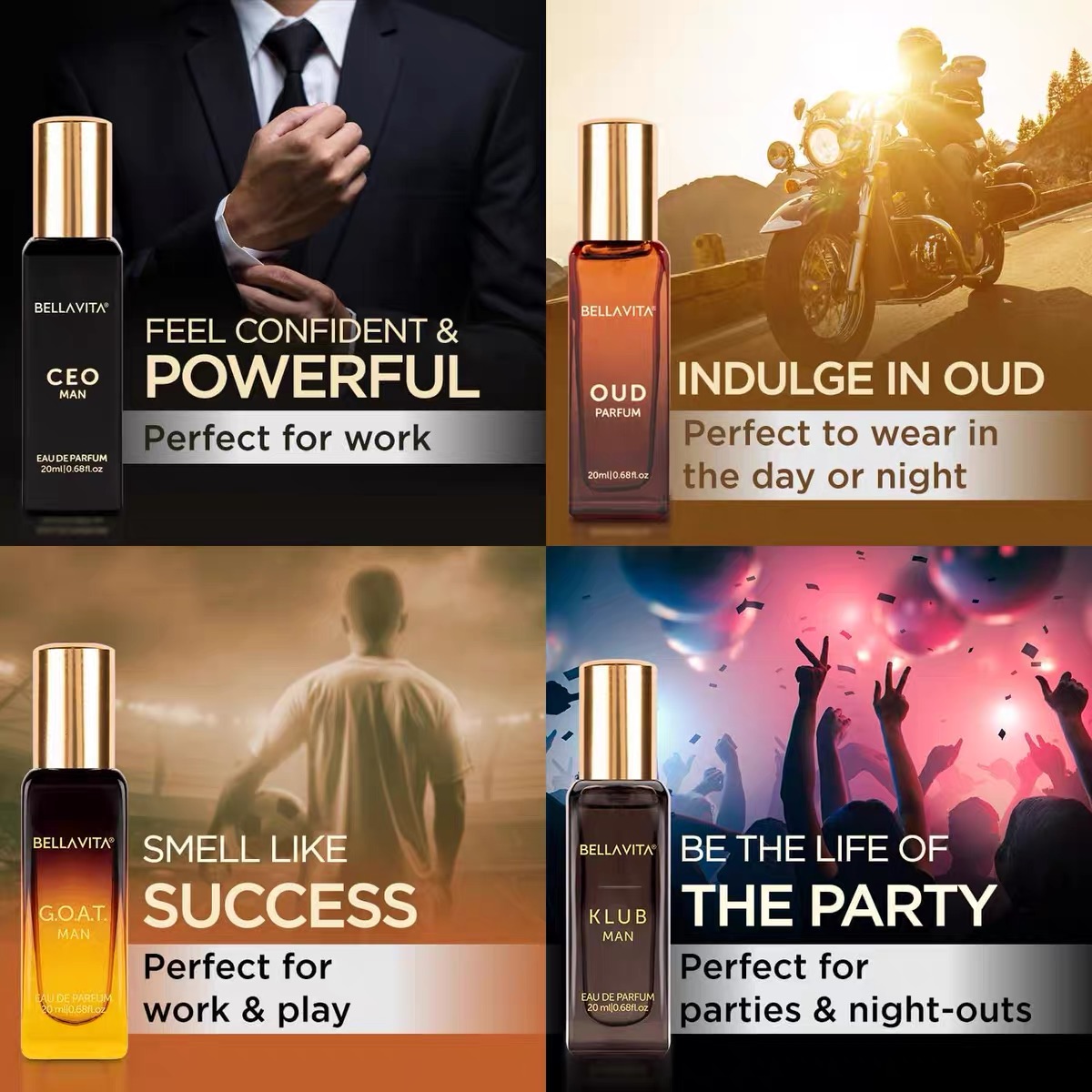 Bella Vita Organic Man Luxury  - Pure Perfume Fragrance review and price