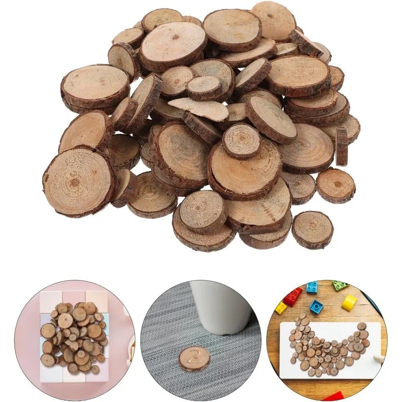 30PCS 1-3CM Unfinished Wood Sl - Oud Wood Chip review and price