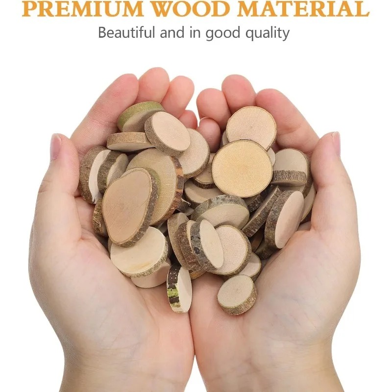 30PCS 1-3CM Unfinished Wood Sl - Oud Wood Chip review and price