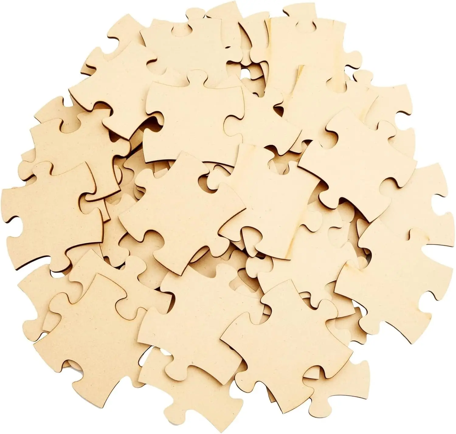Natural Brown MDF Blank Puzzle - Oud Wood Chip review and price